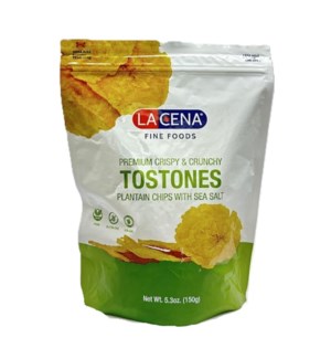 LA CENA TOSTON CHIPS PLANTAIN W/SEA SALT