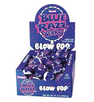 CHARMS BLOW POP/BLUE RAZZ BERRY