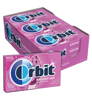 ORBIT GUM #11489 BUBBLE MINT