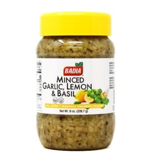 BADIA JAR, MINCED GARLIC & LEMON BASIL
