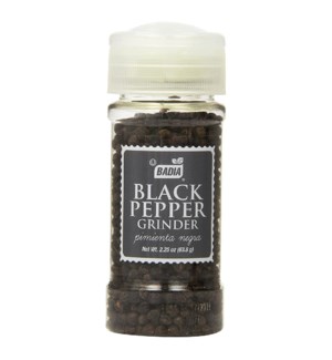 BADIA GRINDER BLACK PEPPER WHOLE