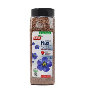 BADIA PINT WHOLE FLAX SEED, ORGANIC