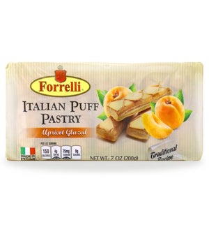 FORRELLI #97642 APRICOT GLAZED PUFF PASTRY