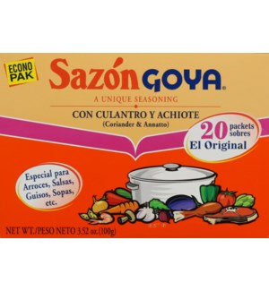 GOYA #3779 SAZON W/CORIANDER & ANNATTO BOX