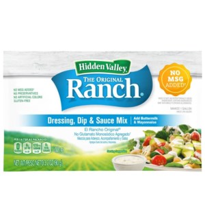 HIDDEN VALLEY #1003 NO MSG DIP & SAUCE MIX DRESSIN