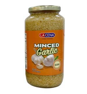 LA CENA #5104 MINCED GARLIC JAR
