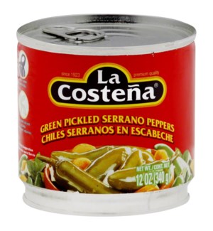 LA COSTENA #312 SERRANO PEPPERS