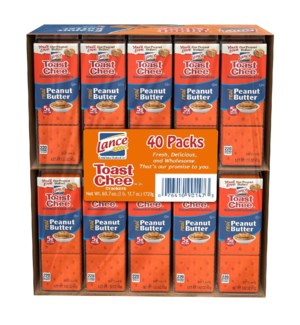 LANCE TOASTY CHEESE CRACKERS #90147 PEANUT BUT