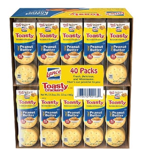 LANCE TOASTY CRACKERS #90148 PEANUT BUTTER