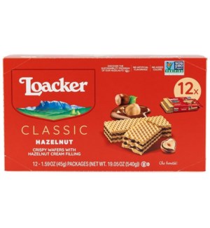 LOACKER CLASSIC WAFERS #14874 HAZELNUT W/CREAM