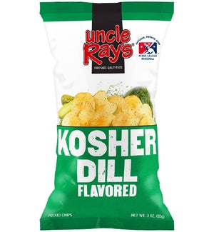 UNCLE RAYS #637 KOSHER DILL POTATO CHIPS