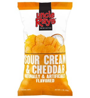 UNCLE RAYS #635 CHEDDAR & SOUR CREAM CHIPS