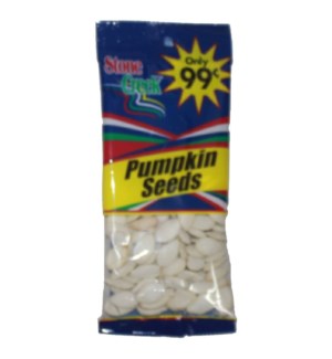 STONE CREEK NUTS #SC9907 PUMPKIN SEEDS PP$0.99