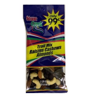 STONE CREEK NUTS #SC9939 RAISINS CASHEWS ALMO