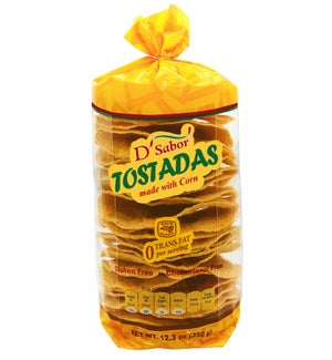 DSABOR #21200 CORN TOSTADAS BAG (9100)