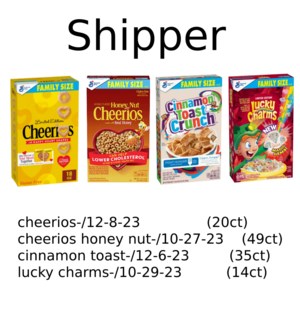 GENERAL MILLS CHEERIOS CEREAL FAMILY SIZE