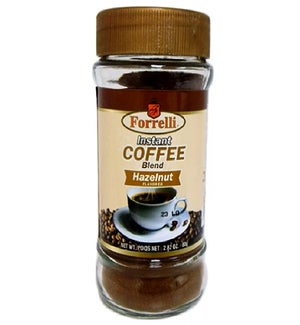FORRELLI #87853 HAZELNUT INSTANT COFFEE