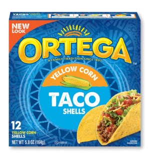 ORTEGA #52025 YELLOW CORN TACO SHELLS