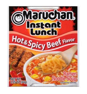 MARUCHAN CUP #142 HOT & SPICY BEEF RAMEN