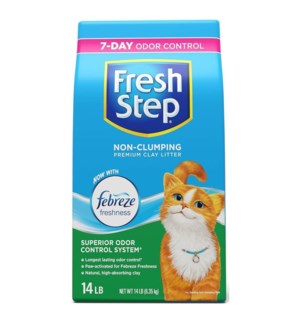 FRESH STEP #02002 NON CLUMPIN W/FEBREZE CAT LITTER