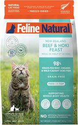 New Zealand Beef & Hoki Feast Grain-Free Freeze-Dried Cat Food, 1.8-lb bag