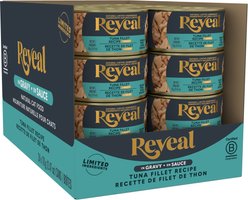 Natural Grain-Free Tuna in Gravy Flavored Wet Cat Food, 2.47-oz can, case of 24