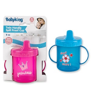 BK17542 SPILL PROOF CUP W/HANDLE