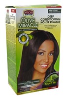 African Pride Olive Miracle No -Lye Relaxer Super 1 Touch-Up (11404)Case Pack Info: 12 Units