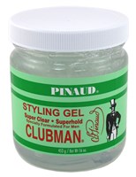 Clubman Style Gel Mens Super Clear Super Hold 16oz Jar (17085)Case Pack Info: 12 Units