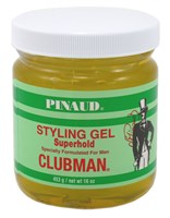 Clubman Style Gel Mens Super Hold 16oz Jar (17090)Case Pack Info: 12 Units