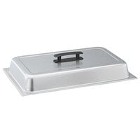 Vollrath 77200 Full Size Stainless Steel Steam Table / Hotel Pan Dome Cover with Black Kool-Touch? Handle