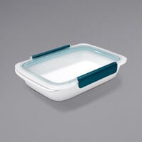 OXO Prep & Go 5 Cup White Rectangular Polypropylene Food Storage Container with Snap-On Lid