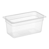 Vigor 1/3 Size 6" Deep Translucent Polypropylene Food Pan