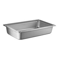 Vollrath 30045 Super Pan? Full Size 4" Deep Heavy-Duty Stainless Steel Transport Pan - 20 Gauge