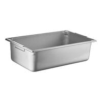 Vollrath 30066 Super Pan? Full Size 6" Deep Anti-Jam Stainless Steel Steam Table / Hotel Pan with Handles - 20 Gauge