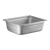 Vollrath 30245 Super Pan? 1/2 Size 4" Deep Heavy-Duty Stainless Steel Transport Pan - 20 Gauge