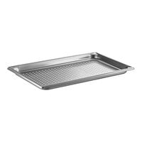 Vollrath 30013 Super Pan V? Full Size 1 1/4" Deep Anti-Jam Perforated Stainless Steel Steam Table / Hotel Pan -22 Gauge