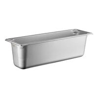 Vollrath 90562 Super Pan 3? 1/2 Size Long 6" Deep Anti-Jam Stainless Steel Steam Table / Hotel Pan - 22 Gauge
