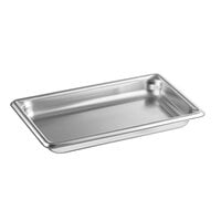 Vollrath 30412 Super Pan V? 1/4 Size 1 1/4" Deep Anti-Jam Stainless Steel Steam Table / Hotel Pan - 22 Gauge