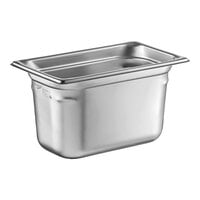 Vollrath 90462 Super Pan 3? 1/4 Size 6" Deep Anti-Jam Stainless Steel Steam Table / Hotel Pan - 22 Gauge