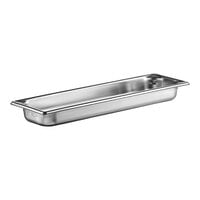Vollrath 90552 Super Pan 3? 1/2 Size Long 2" Deep Anti-Jam Stainless Steel Steam Table / Hotel Pan - 22 Gauge