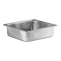Vollrath 90142 Super Pan 3? 2/3 Size 4" Deep Anti-Jam Stainless Steel Steam Table / Hotel Pan - 22 Gauge