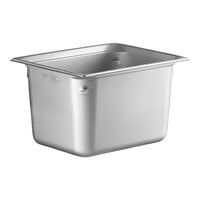 Vollrath 90282 Super Pan 3? 1/2 Size 8" Deep Anti-Jam Stainless Steel Steam Table / Hotel Pan - 22 Gauge