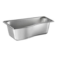 Vollrath 3100340 Super Pan? 1/3 Size Outer 4" Deep Super Shape Stainless Steel Wild Pan - 22 Gauge