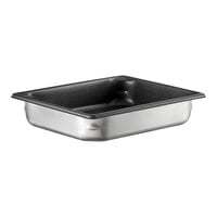 Vollrath 70222 Super Pan V? 1/2 Size 2 1/2" Deep Anti-Jam Stainless Steel SteelCoat x3 Non-Stick Steam Table / Hotel Pan - 22 Gauge