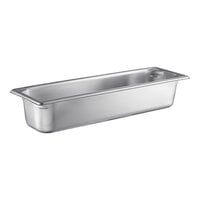 Vollrath 30542 Super Pan V? 1/2 Size Long 4" Deep Anti-Jam Stainless Steel Steam Table / Hotel Pan - 22 Gauge