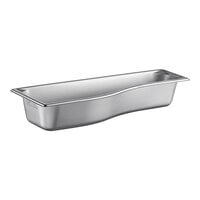 Vollrath 3100040 Super Pan? Full Size Long 3 1/2" Deep Super Shape Stainless Steel Wild Pan - 22 Gauge