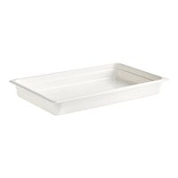 Cambro 12CW148 Camwear? Full Size White Polycarbonate Food Pan - 2 1/2" Deep