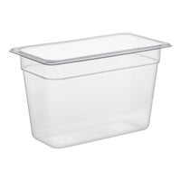Vigor 1/3 Size 8" Deep Translucent Polypropylene Food Pan
