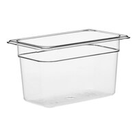 Cambro 46CW135 Camwear? 1/4 Size Clear Polycarbonate Food Pan - 6" Deep